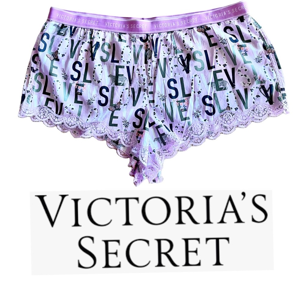 Victoria’s Secret Logo Lingerie Shorts Size XL